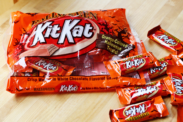 Hershey's KitKat bars for halloween!