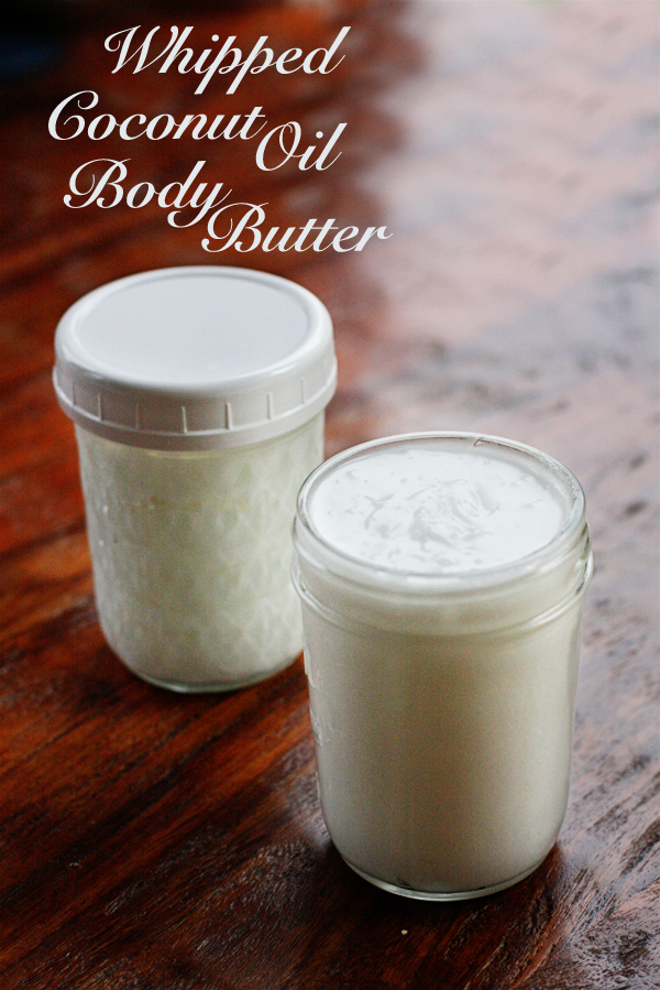whipped coconut oil body butter