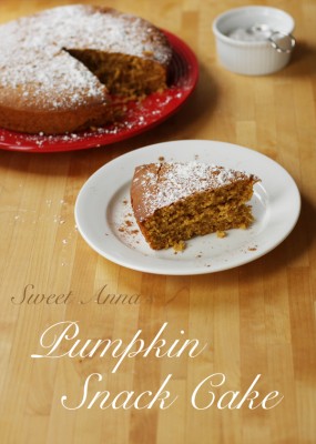 Sweet Anna's | Easy Pumpkin Snack Cake
