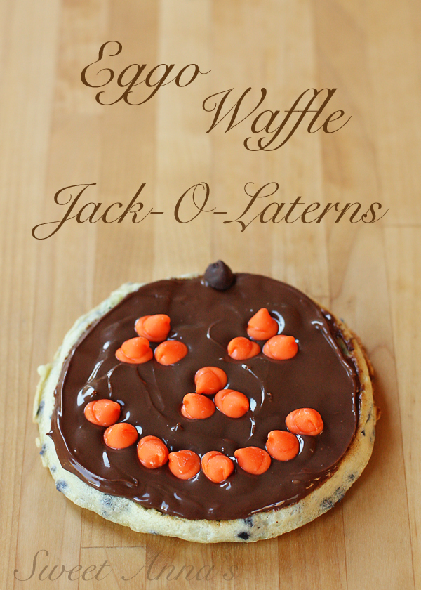 eggo waffle jack-o-lanterns