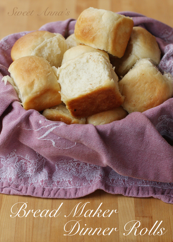 bread-maker-dinner-rolls-textEasy, Homemade Dinner Rolls...  with the help of a bread maker! | Sweet Anna's