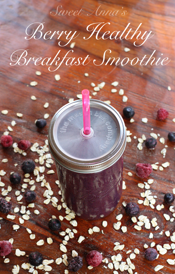Berry Healthy Breakfast Smoothie | Sweet Anna's