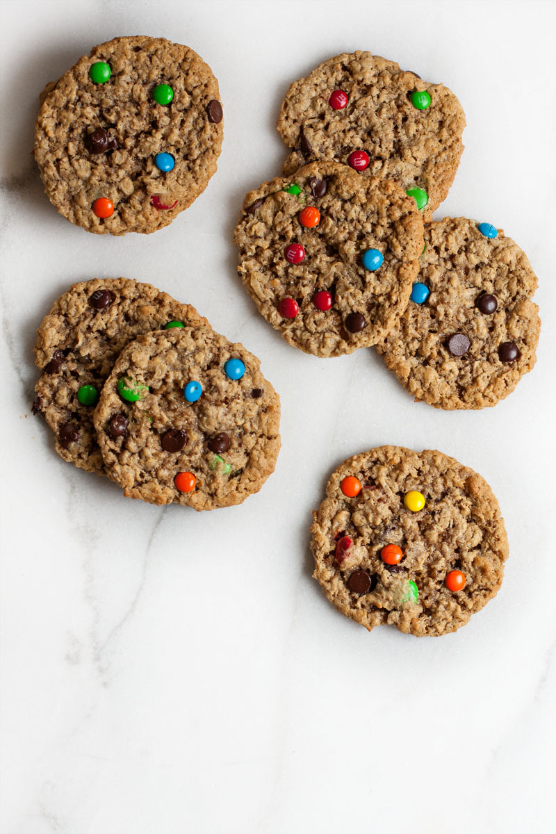 The BEST (naturally gluten free!) Monster Cookies!  | Sweet Anna's