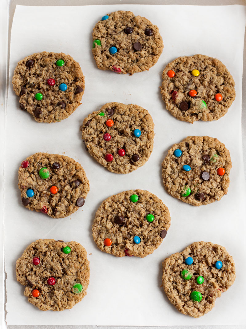 The BEST (naturally gluten free!) Monster Cookies!  | Sweet Anna's