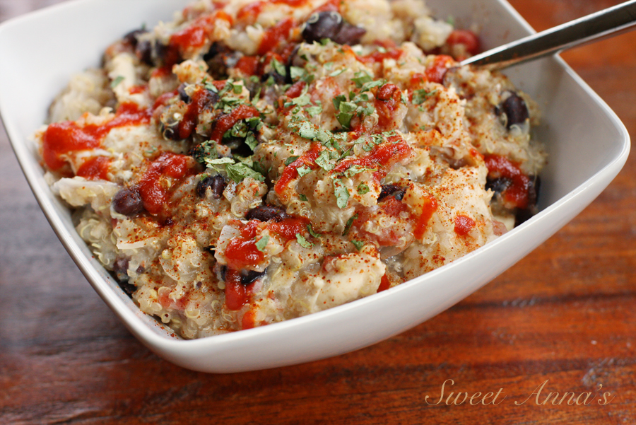 Crockpot Mexican-Style Chicken & Quinoa with Black Beans | Sweet Anna's
