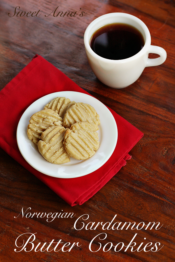 Norwegian Cardamom Butter Cookies | Sweet Anna's