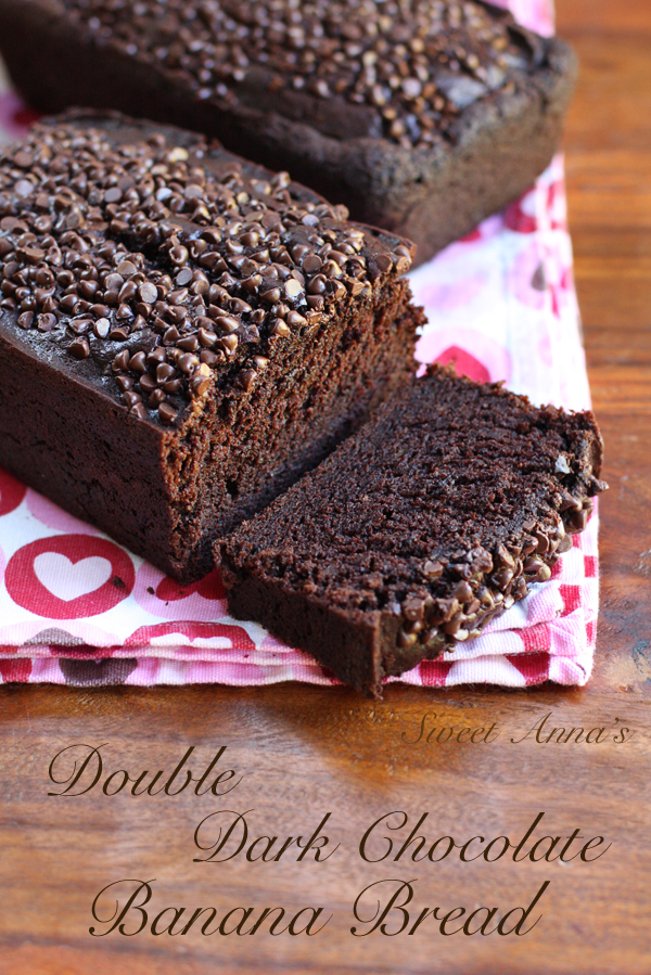 Double Dark Chocolate Banana Bread | Sweet Anna's