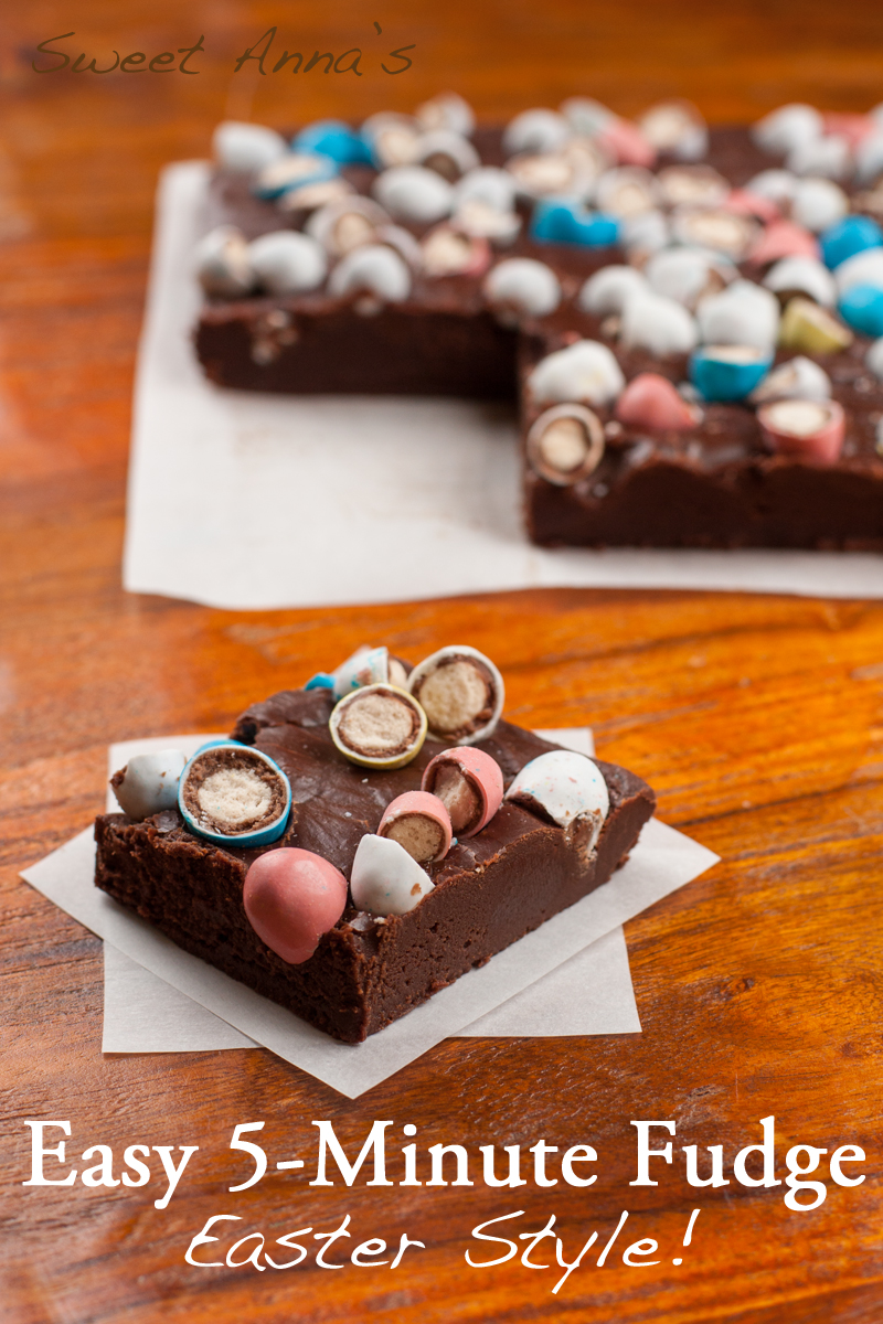 easy, festive 5-minute fudge | Sweet Anna's
