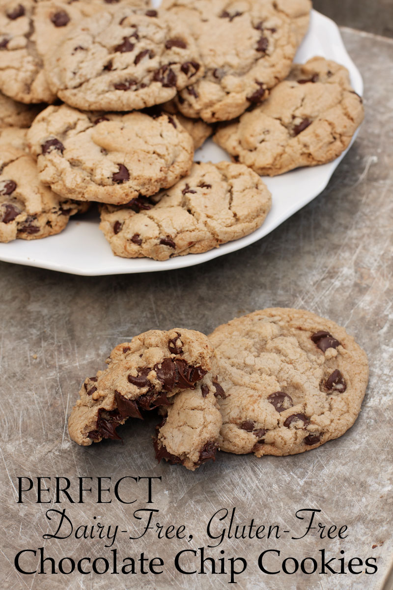 Perfect Dairy-Free Gluten-Free Chocolate Chip Cookies | Sweet Anna's