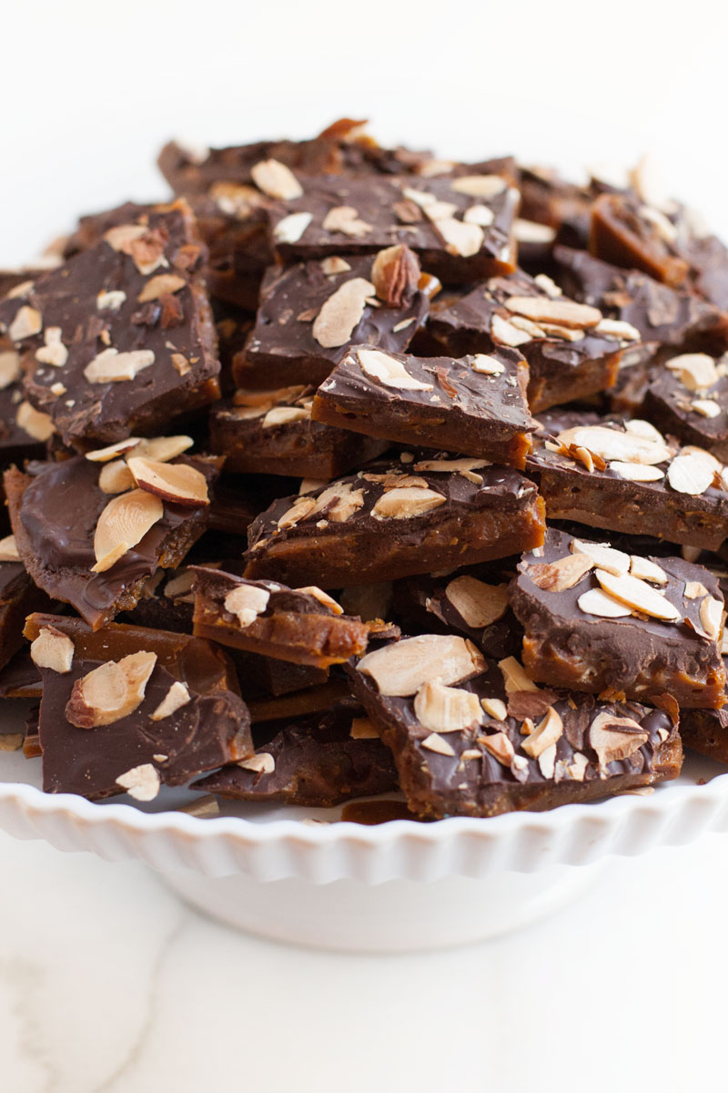 Salted Caramel Coffee Toffee | Sweet Anna's