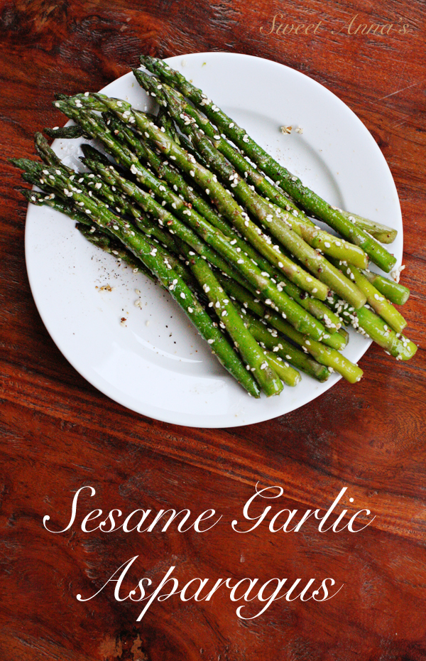Sesame Garlic Asparagus | Sweet Anna's